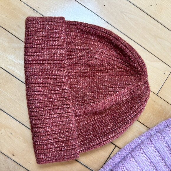 Set of 2 UNIVERSAL THREAD Super Soft Beanie Hat Cap One Size - Picture 4 of 7